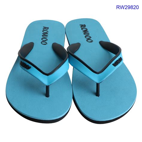 rubber designer flip flops